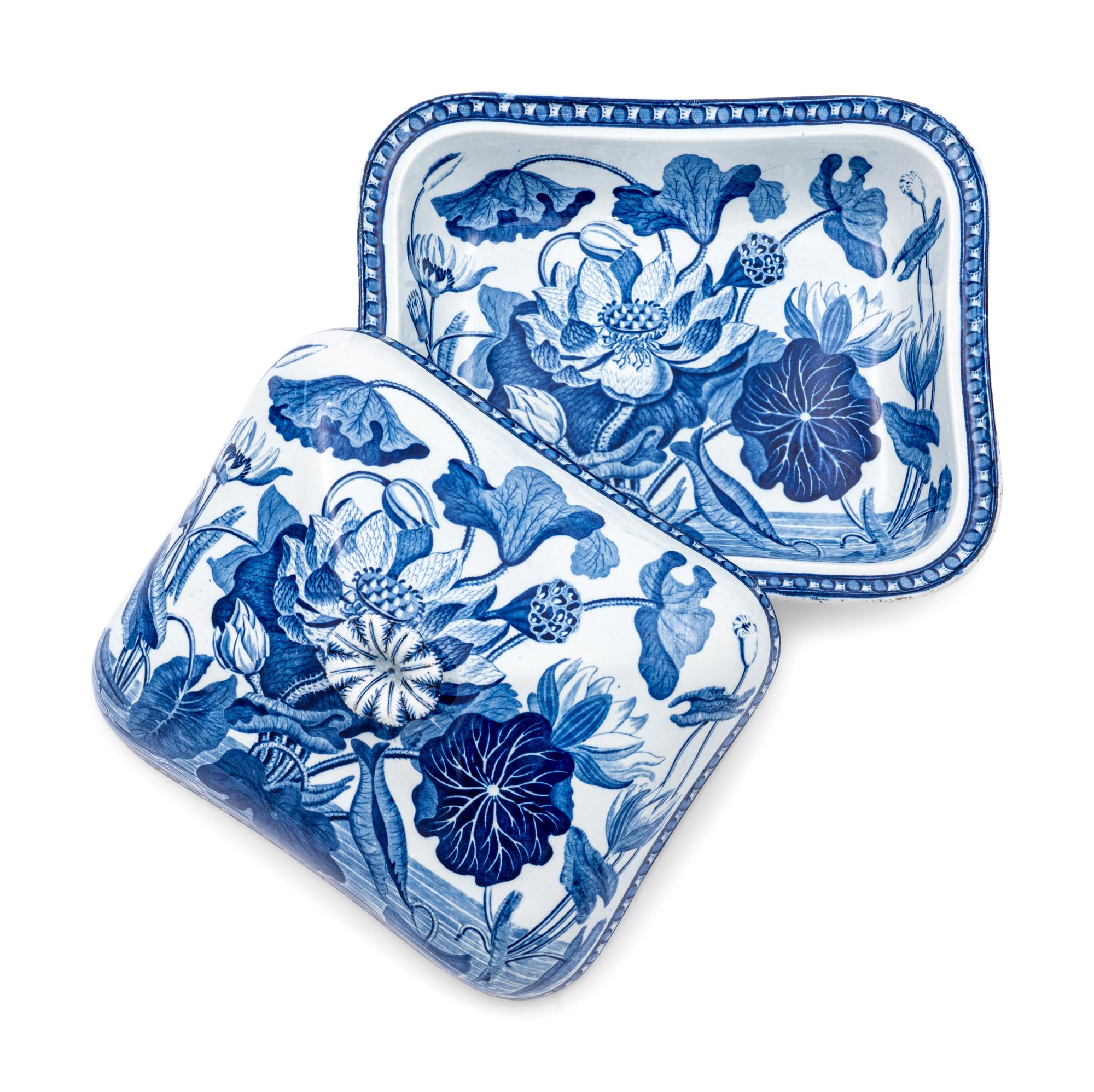 A Pair of Wedgwood Transferware Covered Dishes