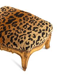 A Near Pair of Louis XV Giltwood Tabourets