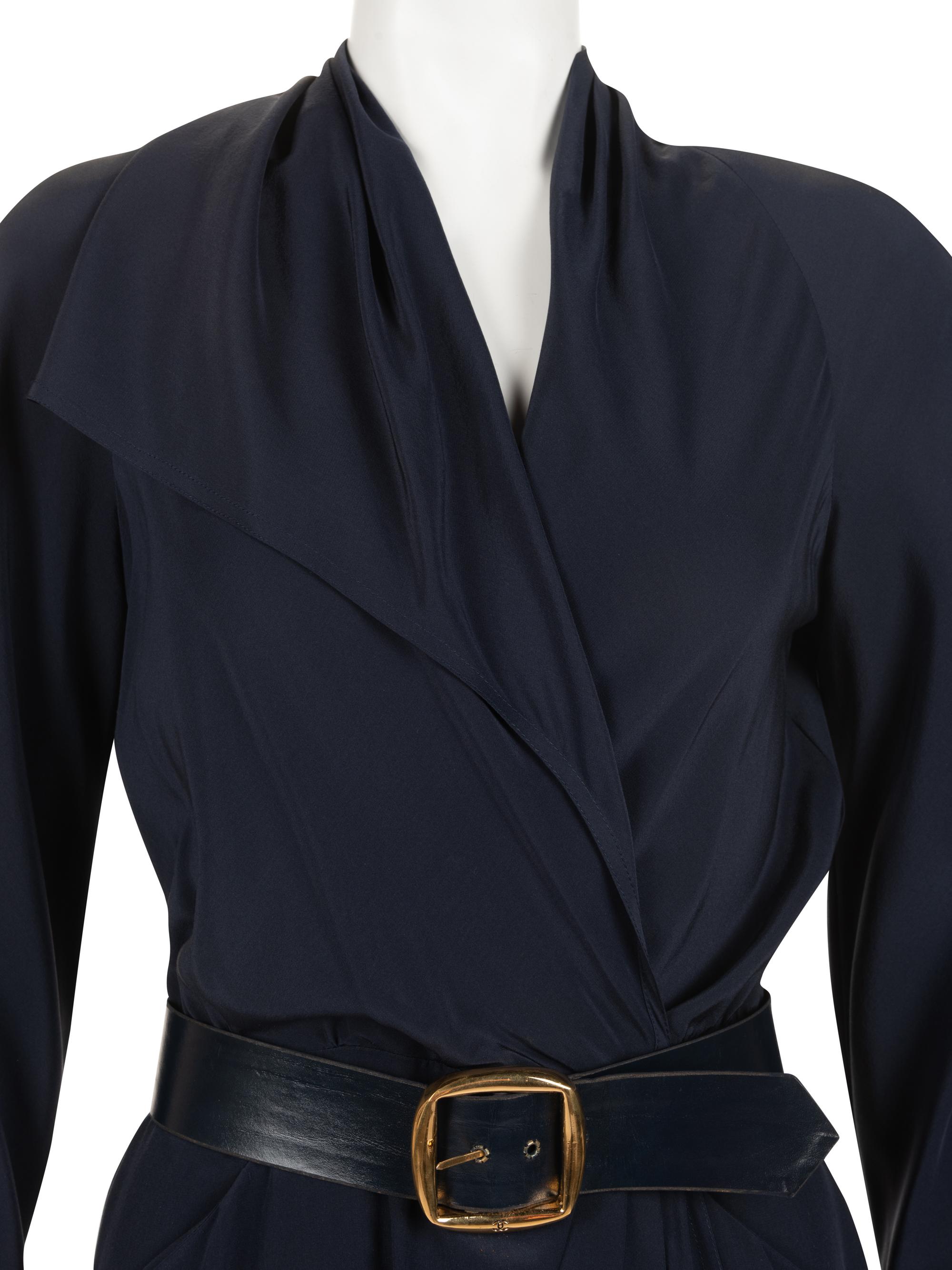 Chanel Wrap Style Dress with Belt