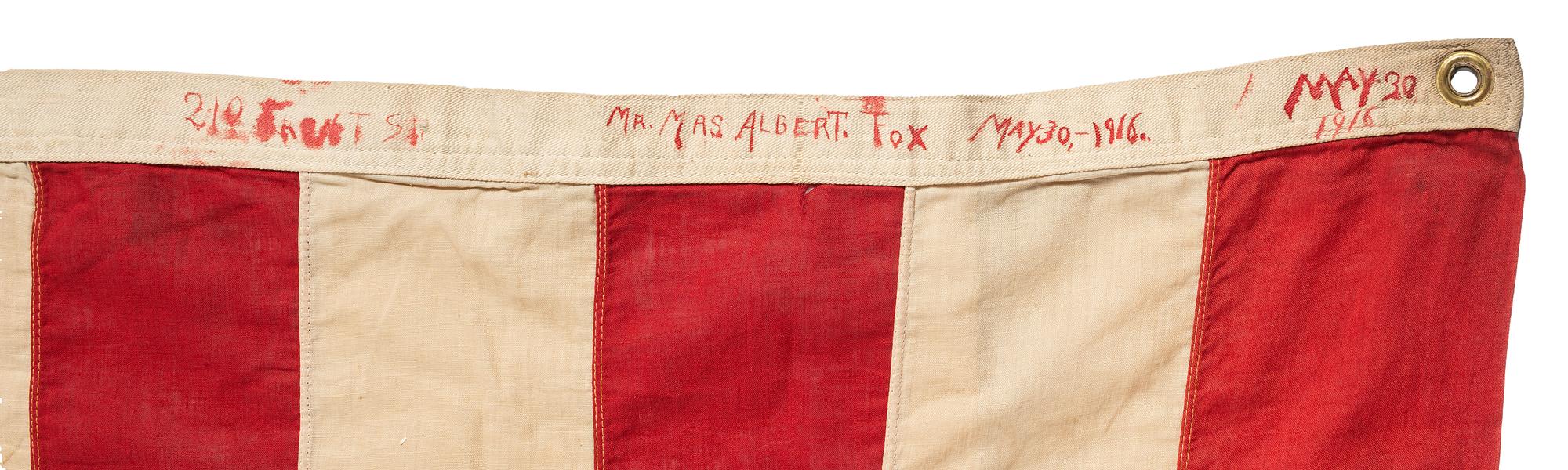 [TEXAS]. Flag of Texas [ With: ] 48-star flag.