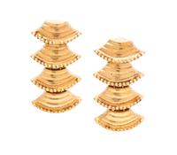 YELLOW GOLD EARCLIPS