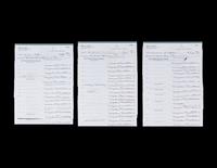 A Group of 50 Mike Ditka Signed Autograph Personal Checks