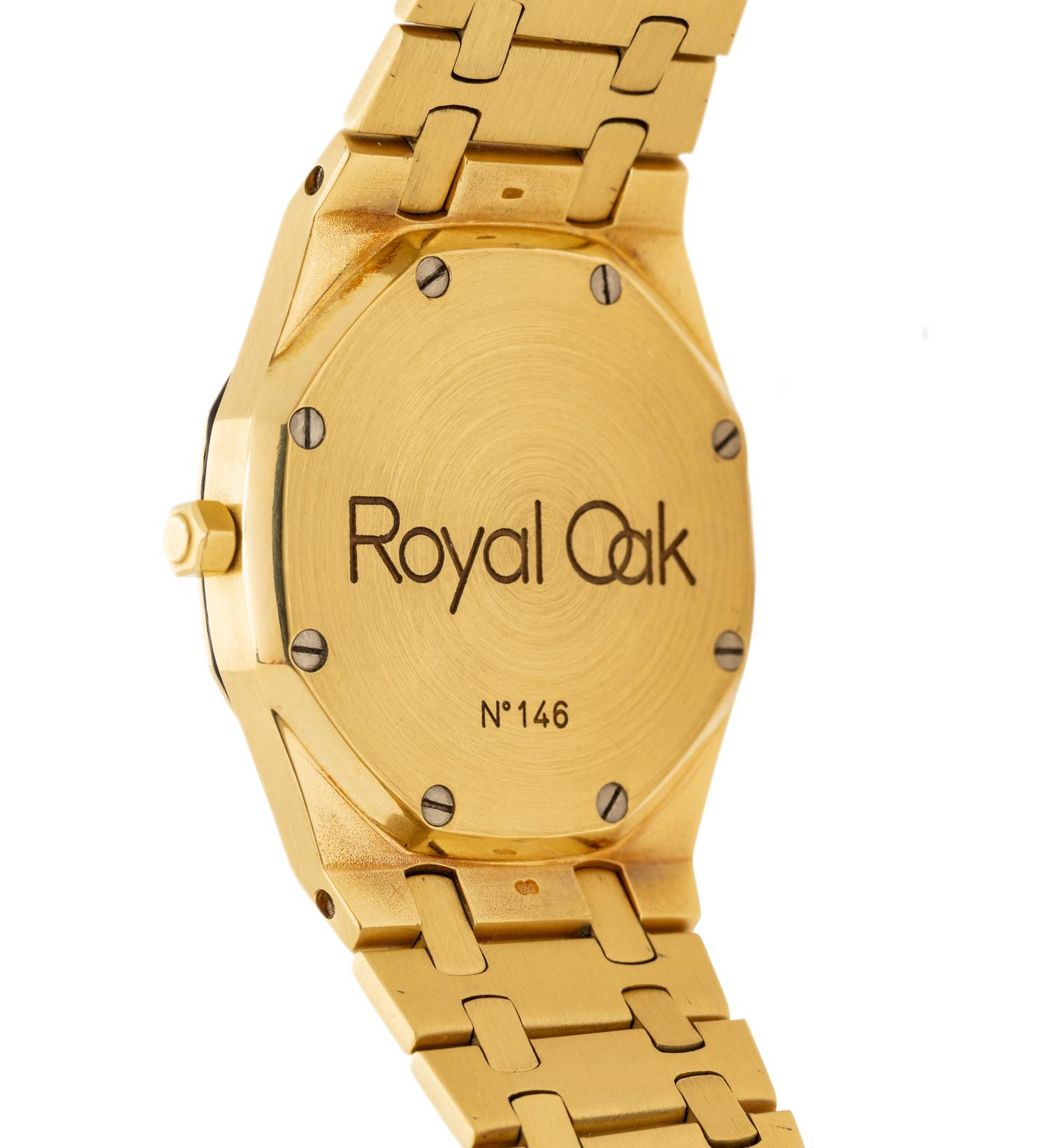 AUDEMARS PIGUET, REF. 4100BA 18K YELLOW GOLD 'ROYAL OAK' WATCH