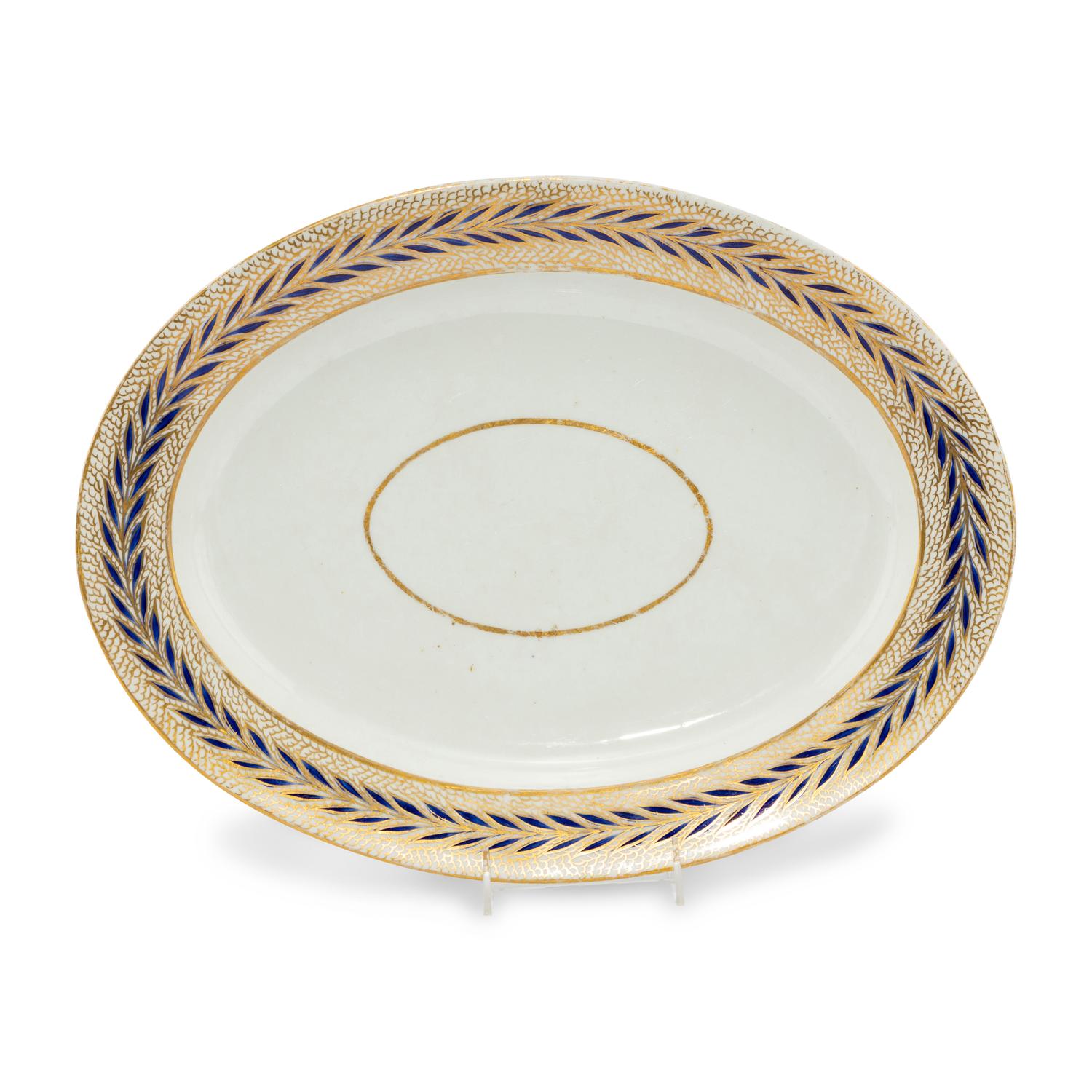 A Large Derby Porcelain Platter