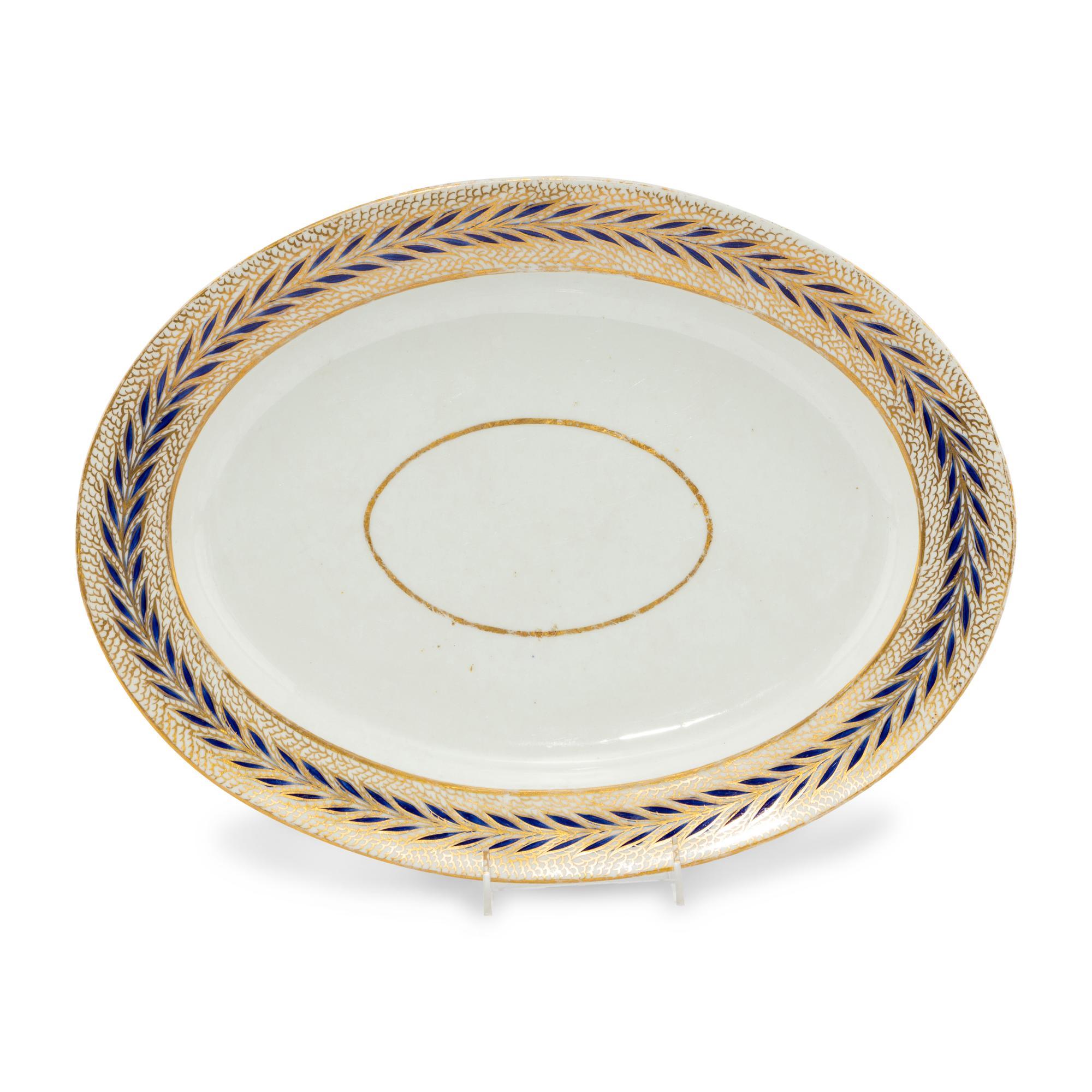 A Large Derby Porcelain Platter