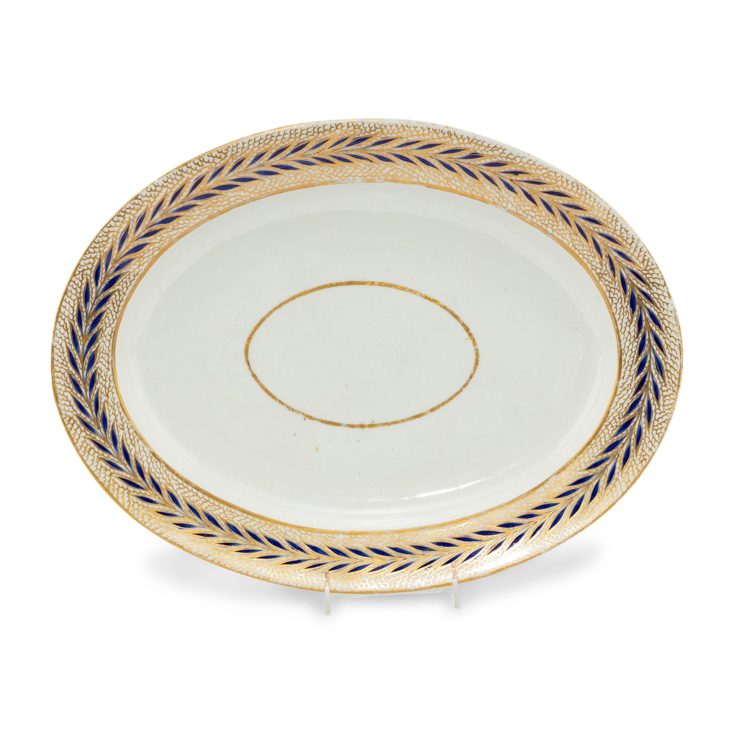 A Large Derby Porcelain Platter