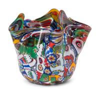 An Assortment of Millefiori Glass Articles