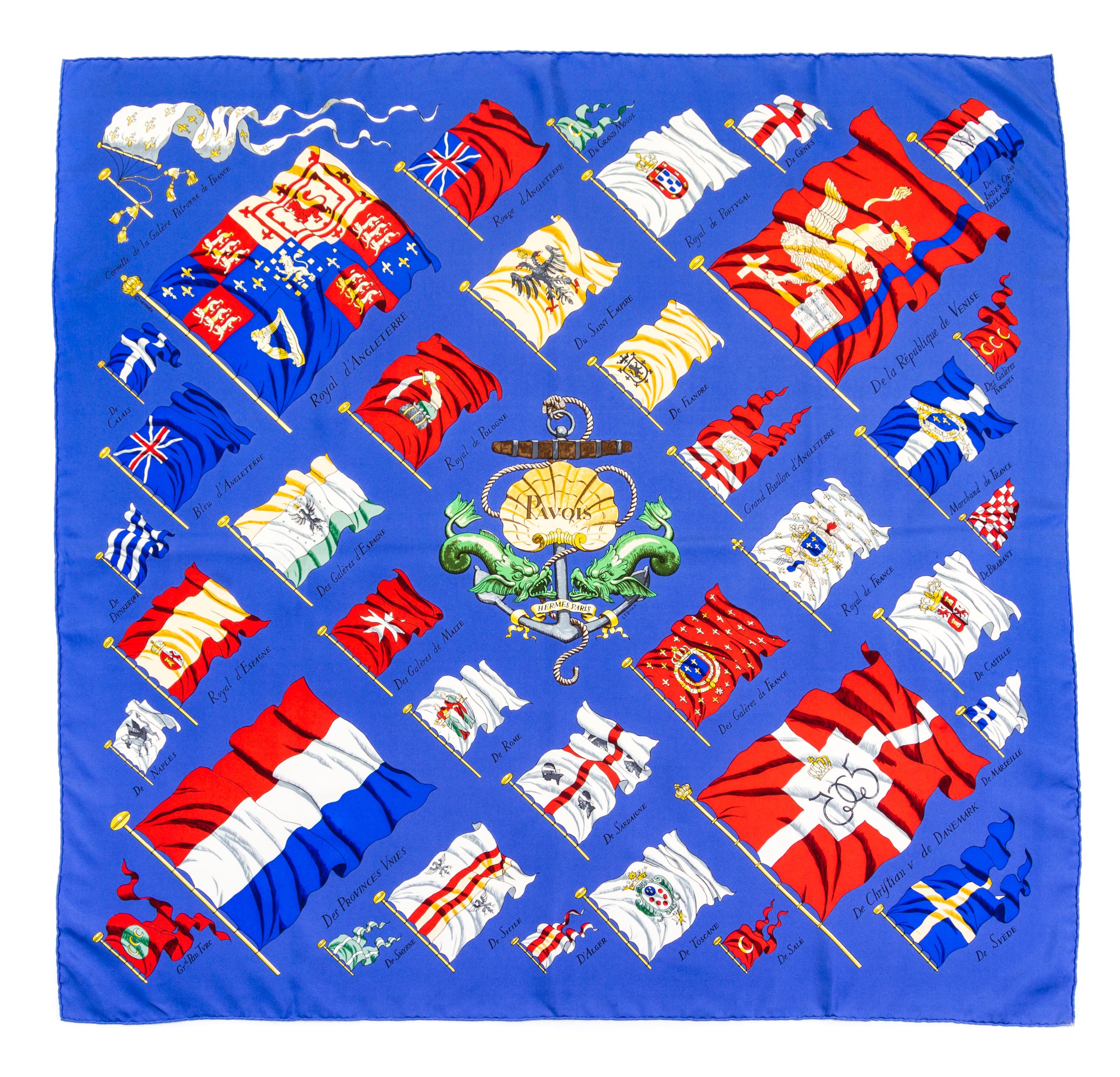 An Hermes 90cm Silk Scarf, 36" x 36".