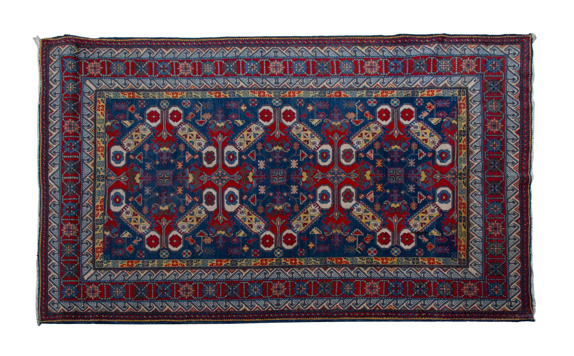 An Iranian Armenia Wool Rug, 4 feet 9 inches x 7 feet 6 inches.