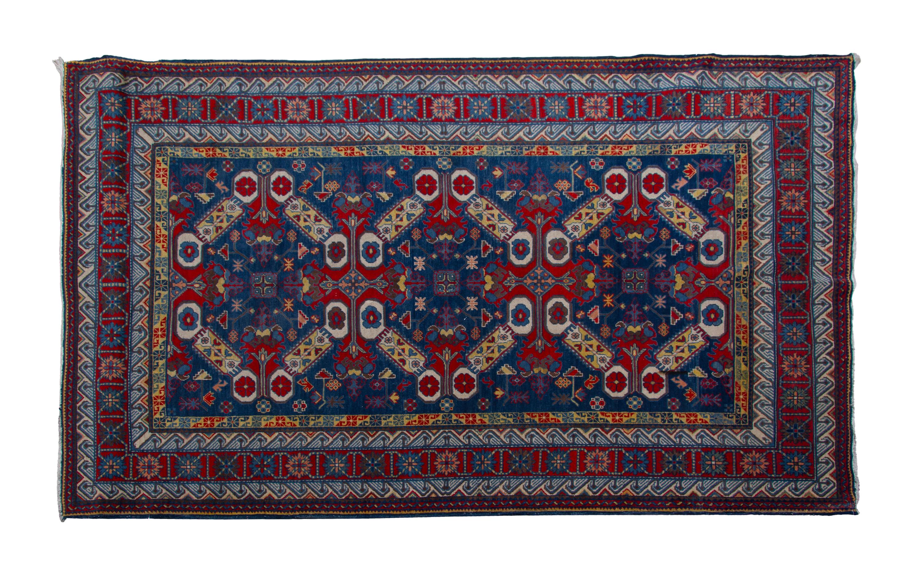 An Iranian Armenia Wool Rug, 4 feet 9 inches x 7 feet 6 inches.