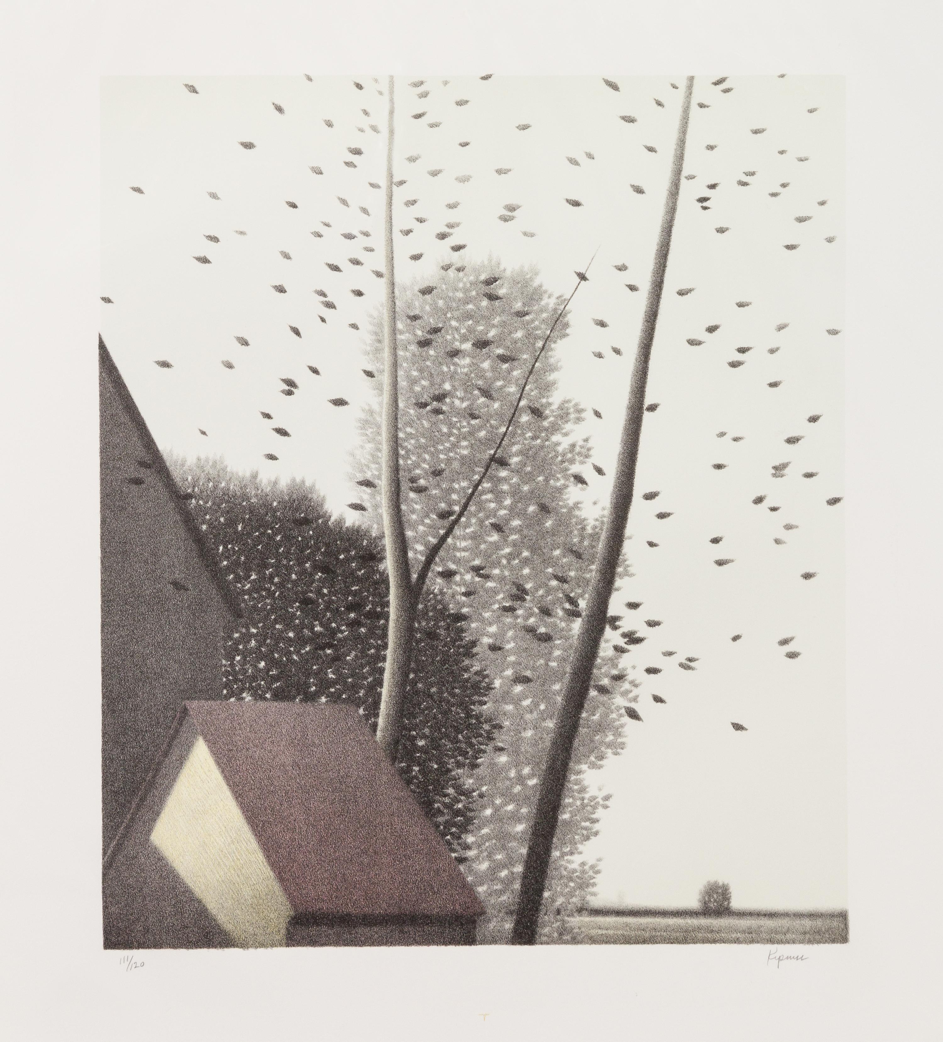 Robert Kipniss, (American, b. 1931), Leaves Aloft
