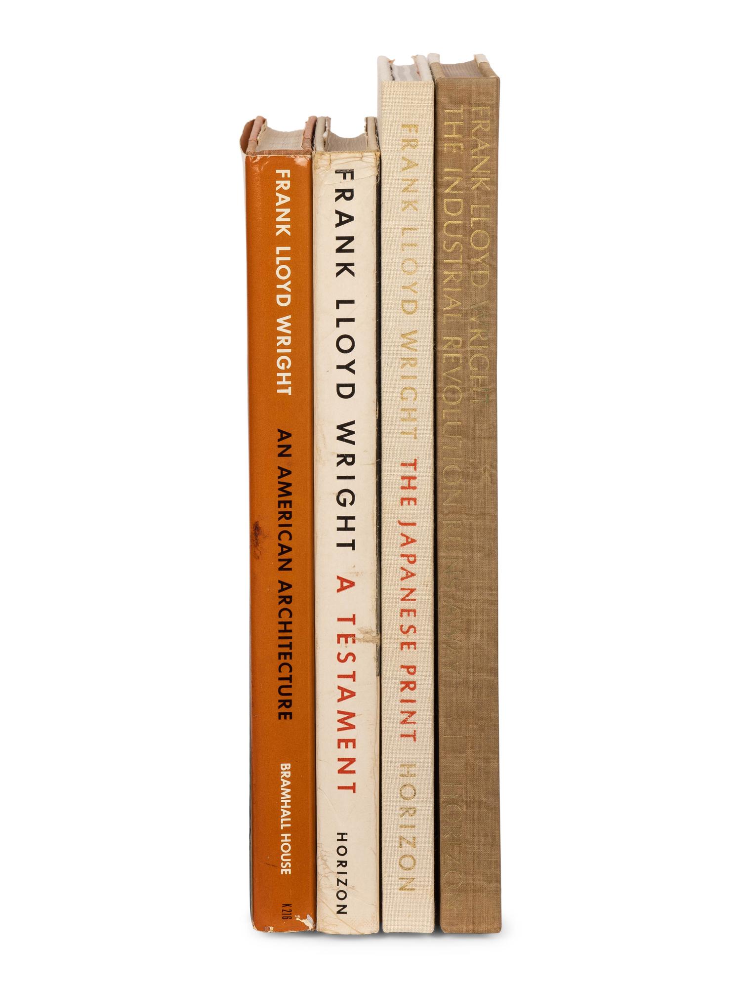 WRIGHT, Frank Lloyd (1867-1959). A group of 12 works, comprising: