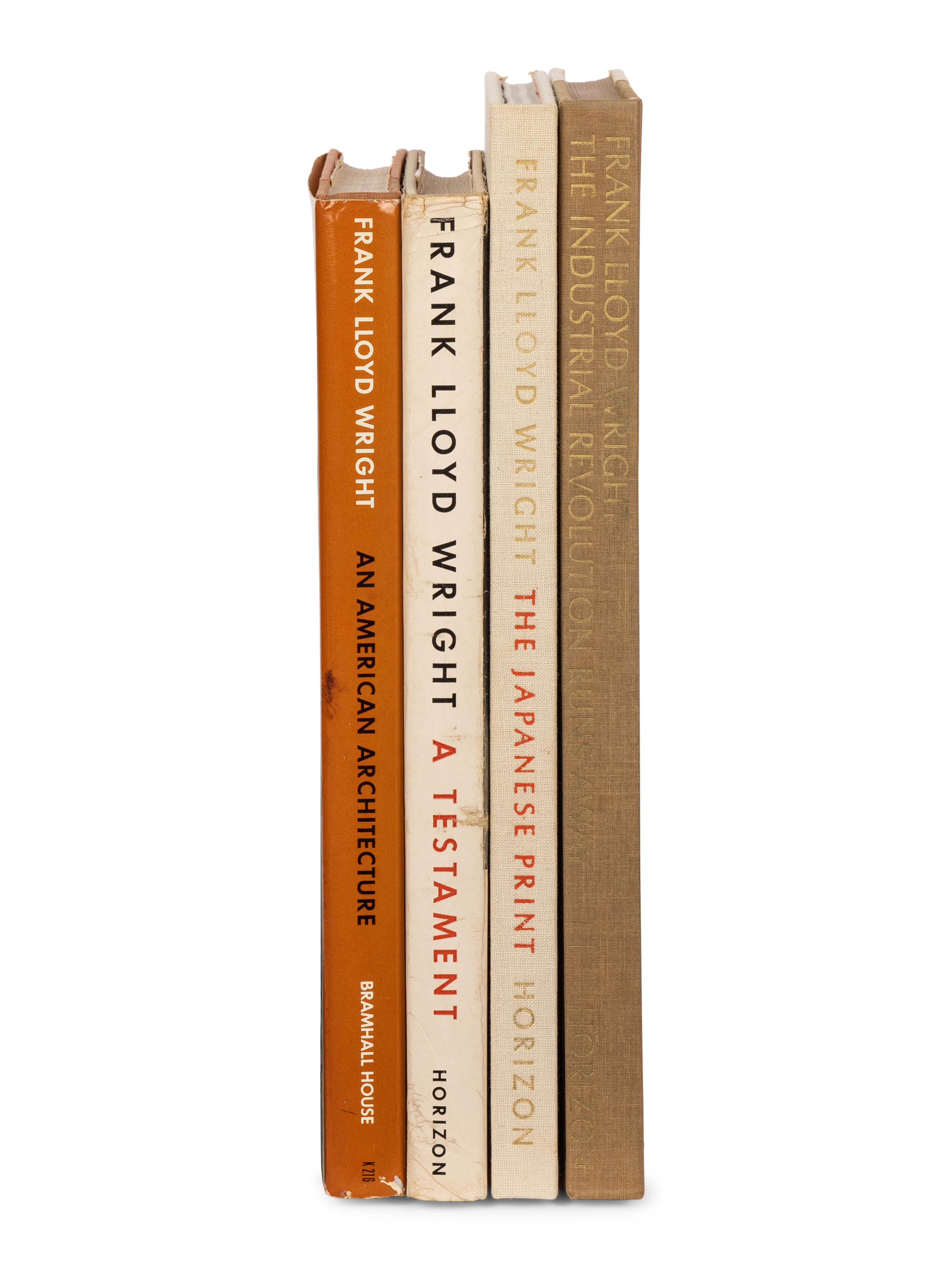 WRIGHT, Frank Lloyd (1867-1959). A group of 12 works, comprising: