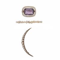 Antique, Collection of Seed Pearl Brooches