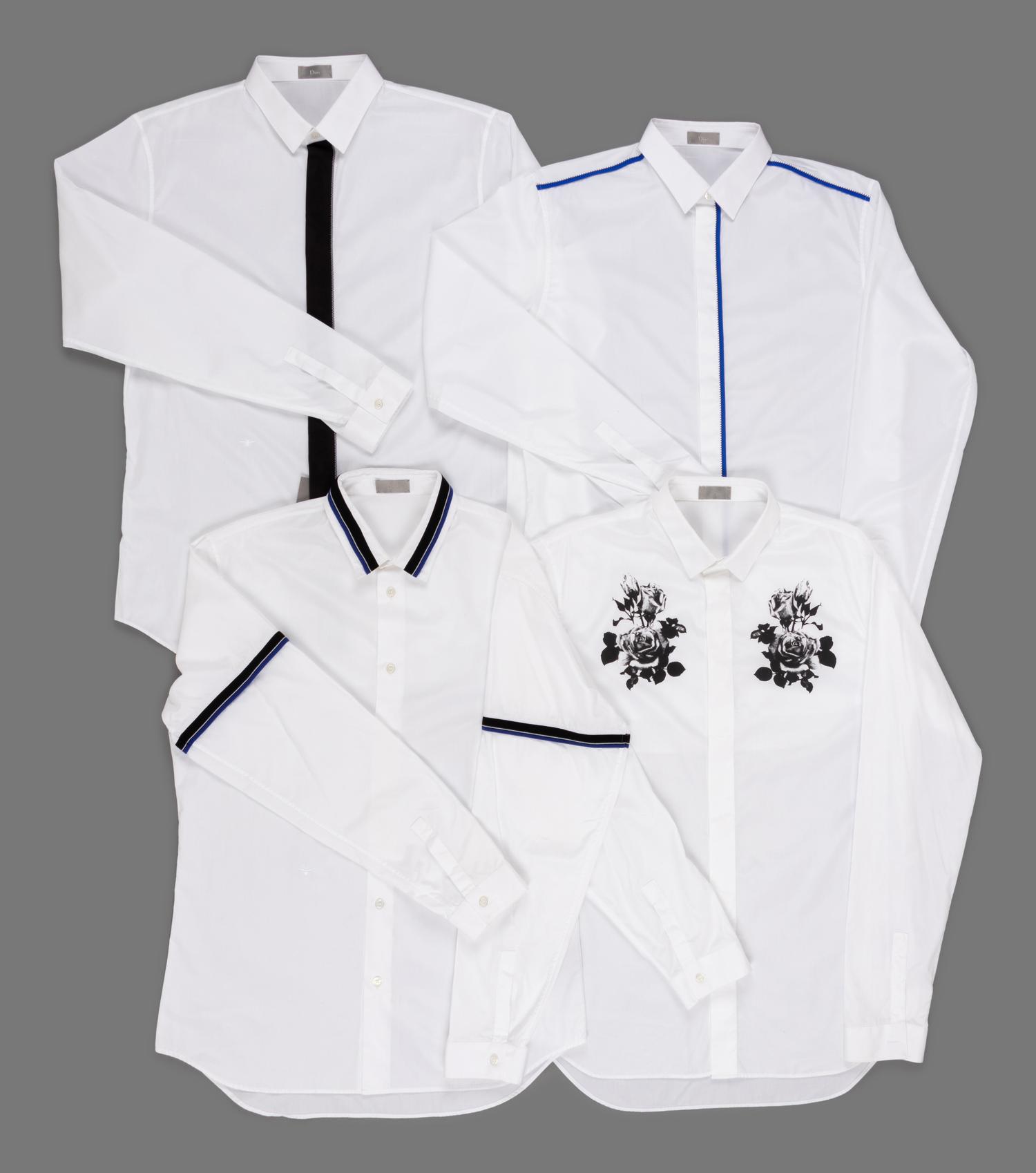 Four Men's Dior Shirts, c. 2017 — BNY 83, 123, 124 , 184