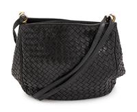 A Bottega Veneta Black Intrecciato Bag