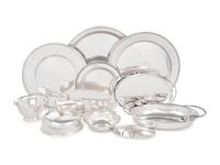 Ten American Silver Serving Dishes