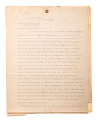 [NATIVE AMERICANS]. A group of documents related to the Sioux, Chippewa, and Cherokee Indians, ca first quarter 20th century.