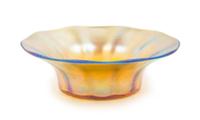 Tiffany Studios, EARLY 20TH CENTURY, a Favrile glass bowl, with gold iridescence