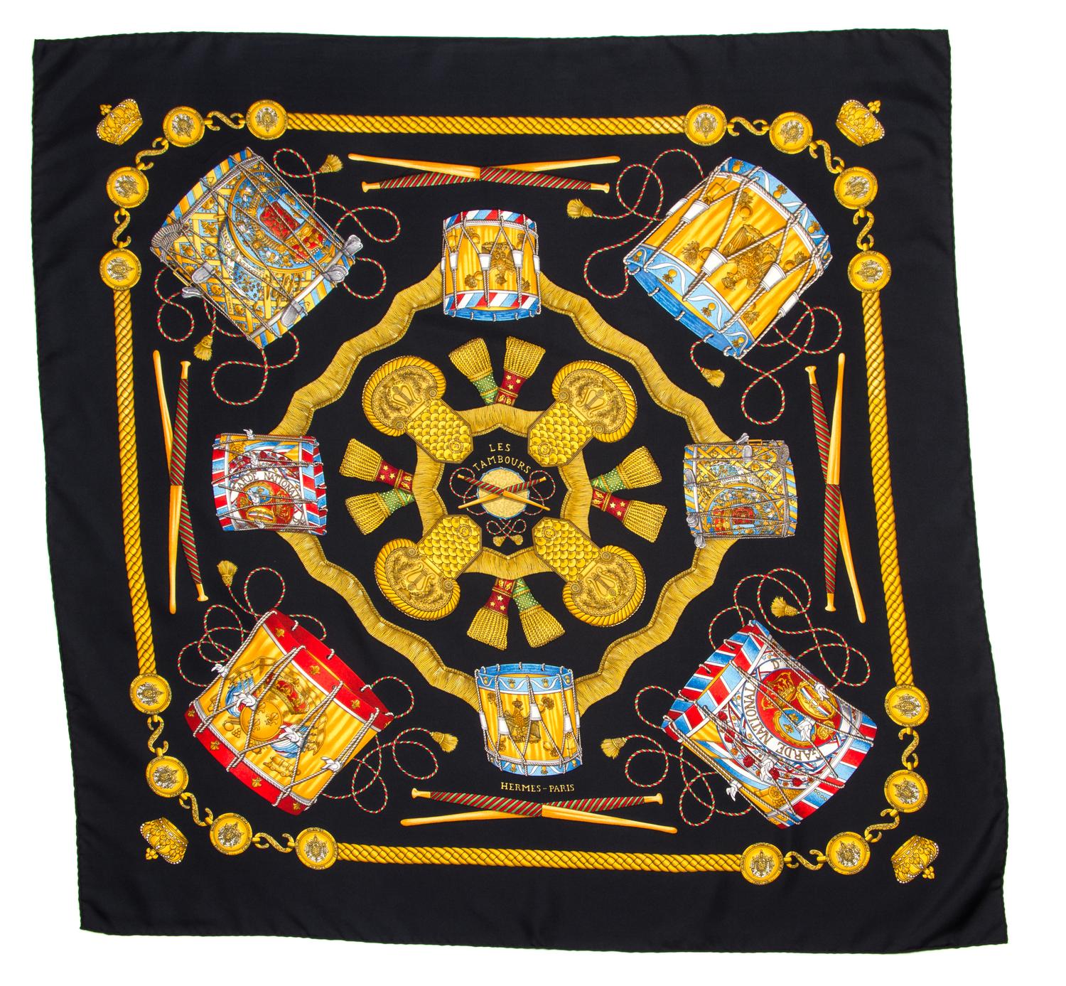An Hermes 90cm Silk Scarf, 36" x 36".
