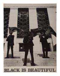 [BLACK PANTHER PARTY]. Black is Beautiful poster. [ With: ] Photographic essays, incl. The Vanguard and Drums of Life.