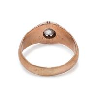 ROSE GOLD AND DIAMOND RING