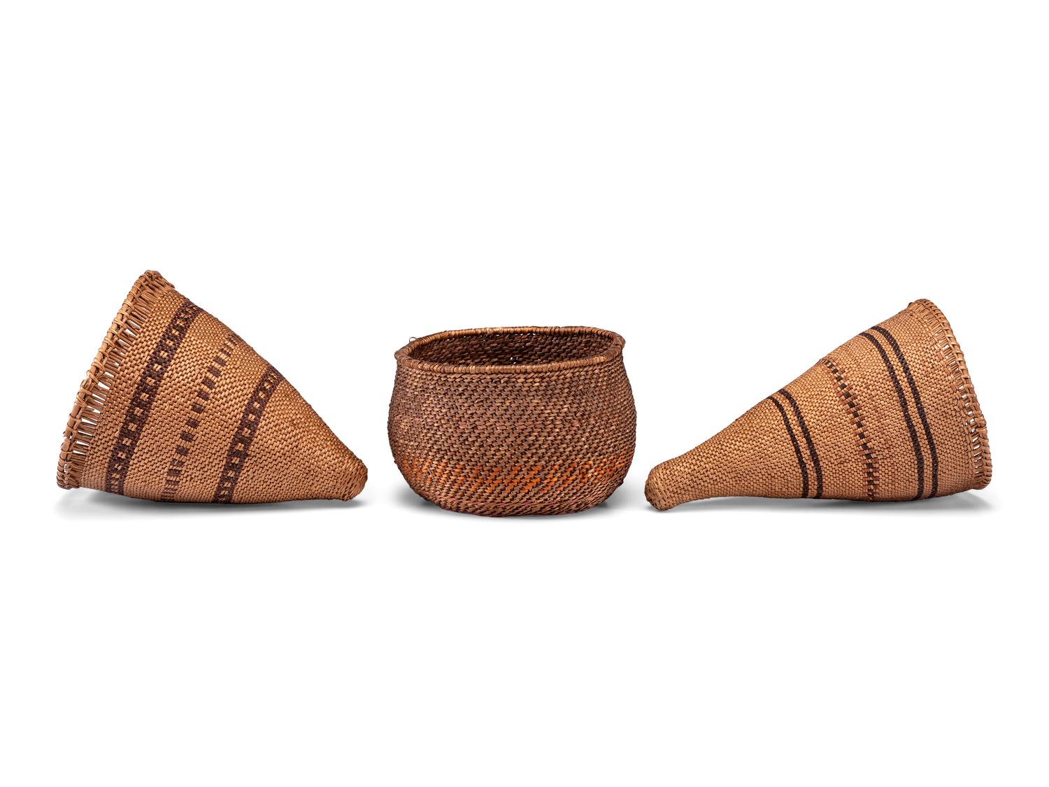 Paiute and Walapai Burden Baskets