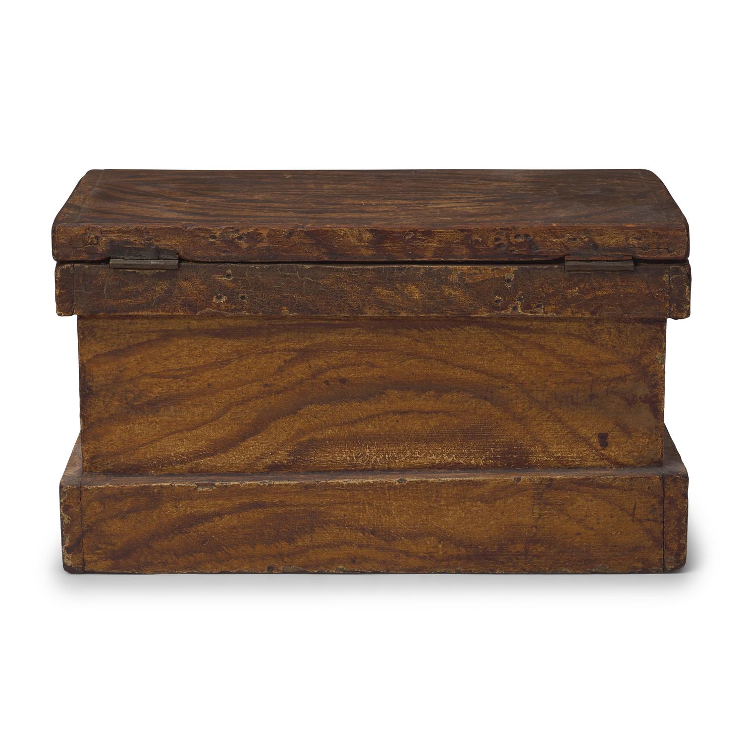 A Faux Grain-Painted Box
