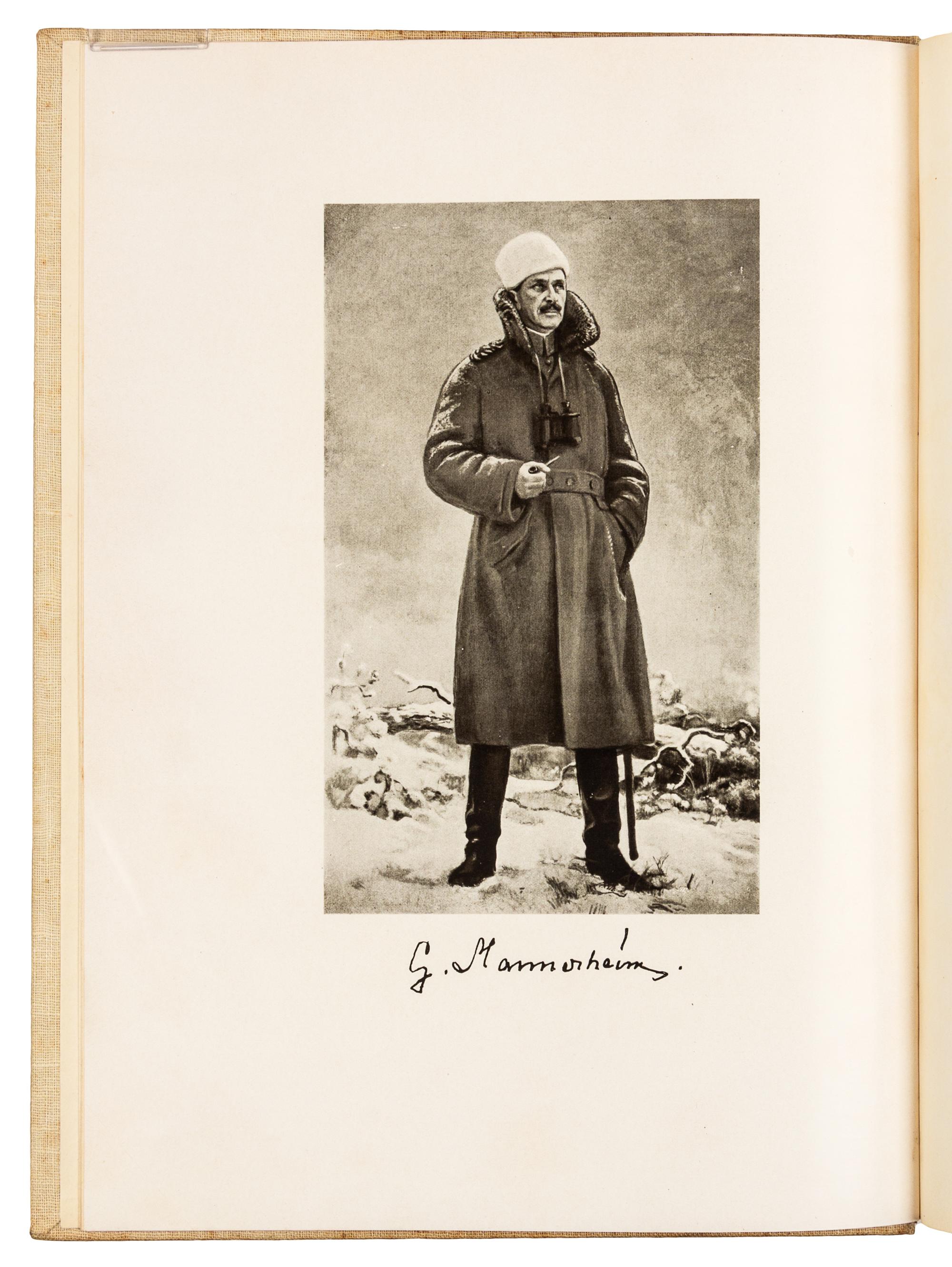 MANNERHEIM, Carl Gustav (1867-1951). Across Asia From West to East in 1906-1908. Helsinki, 1940. FIRST EDITION.