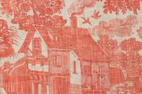 RELEASED TO MUSEUM -- Four Fragments/Lengths of Printed Textiles, Late 18th - Early 19th Century - One is Toile de Jouy