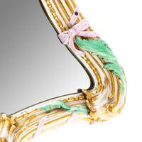 A Meissen Porcelain Mirror