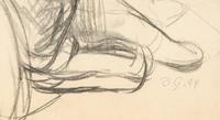 Reclining Male Nude , 1949