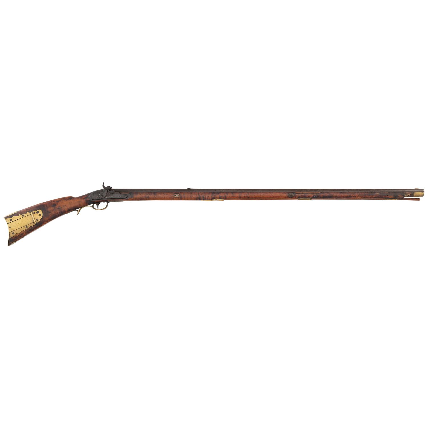 Fullstock Percussion Pennsylvania Long Rifle by Henry Deringer