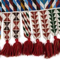 Potawatomie Loom Beaded Bandolier Bag