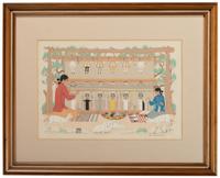 untitled, weaving scene