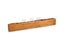 A French Provincial Twelve-Light Wood Candle Holder