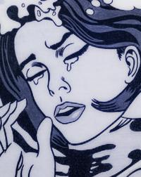 Alex Guofeng Cao (born 1969) I Care, After Lichtenstein, 2012