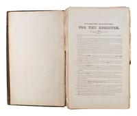 [CHICAGO FIRE]. Register of Admissions and Discharges in the Foster School, Chicago, Illinois, 1871-1872.