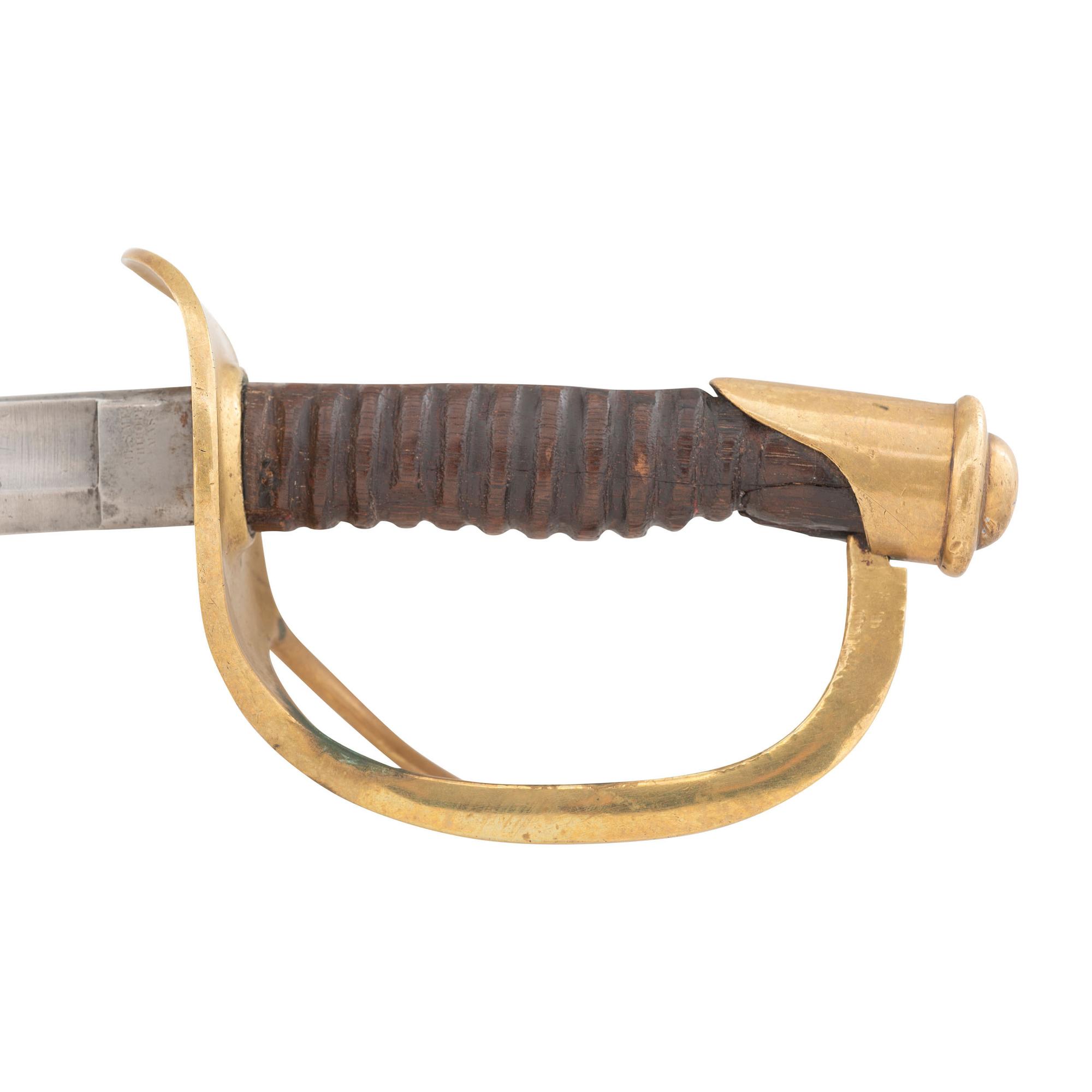 Ames Model 1860 Light Cavalry Saber Presented to Lt. James B Finley, 14th Michigan Artillery.