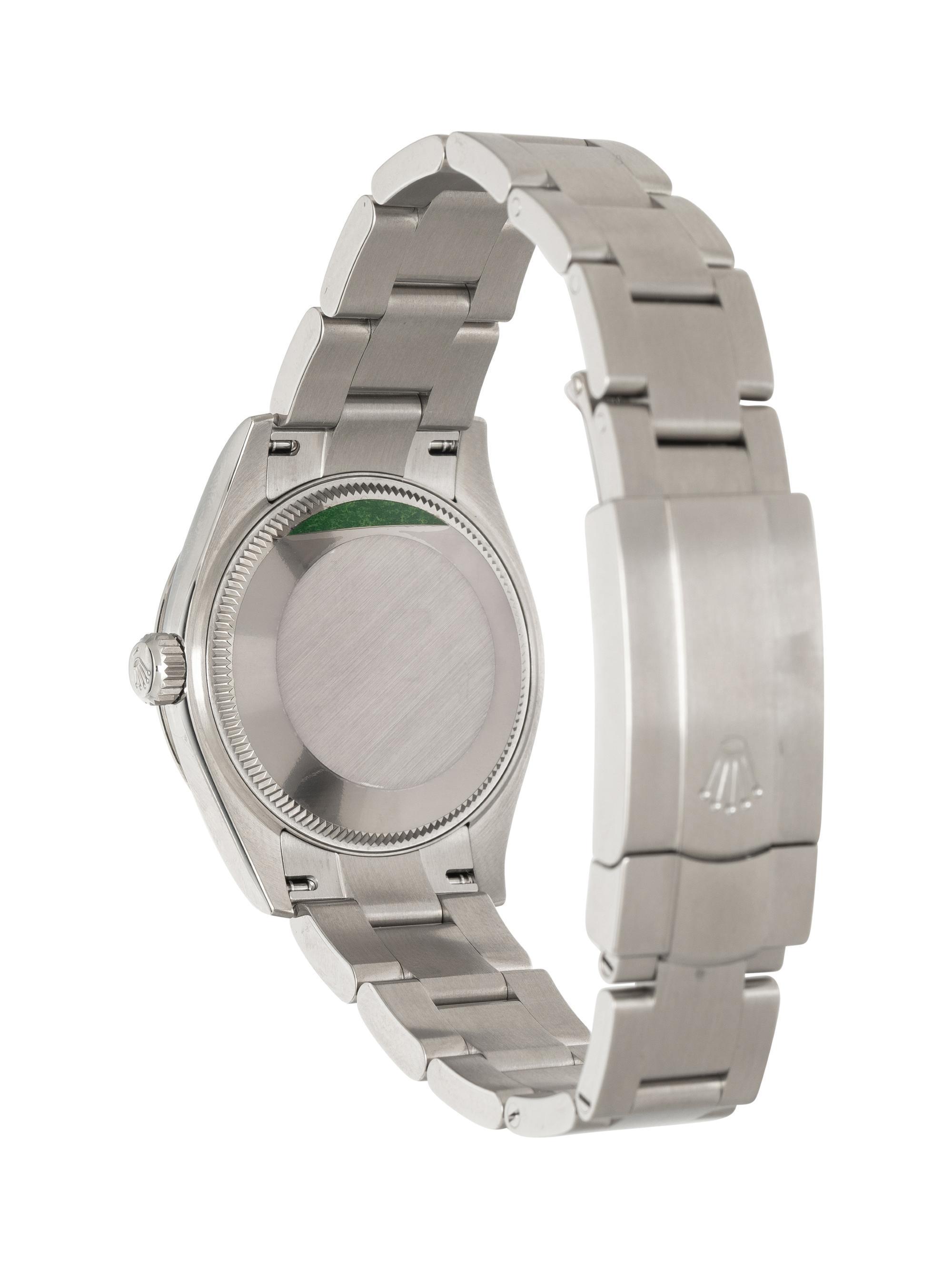 ROLEX, REF. 277200 STAINLESS STEEL 'OYSTER PERPETUAL' WITH PINK DIAL, BOX & PAPERS
