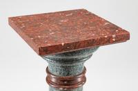 A Continental Bi-Color Marble Pedestal