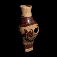 Seven Nariño, Tairona, and Sinu Terracotta Flutes (Ocarinas)