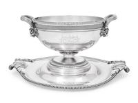 A Paul Storr Silver Tureen and Stand