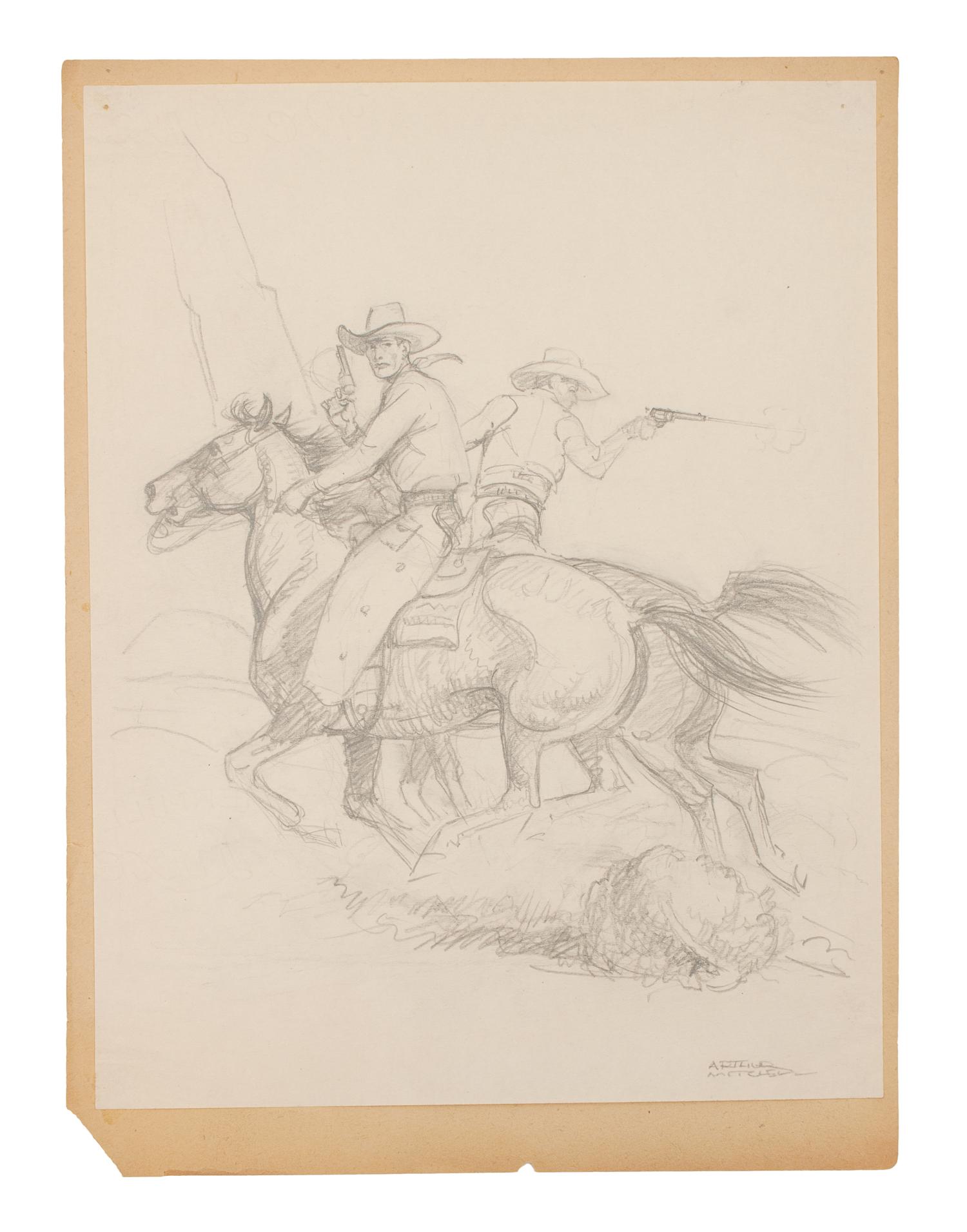 Cowboys Riding