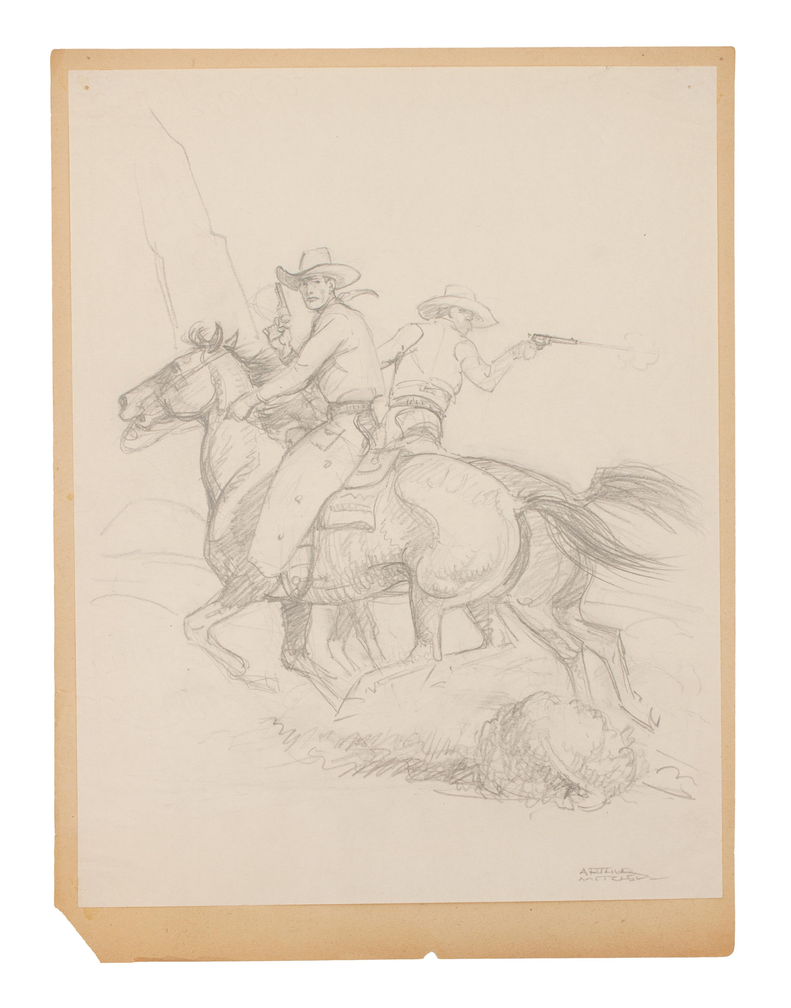 Cowboys Riding