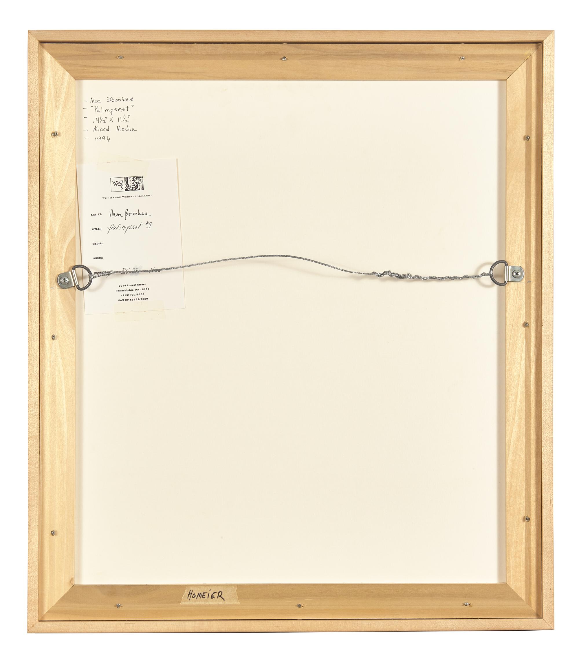 Palimpsest #3, 1996