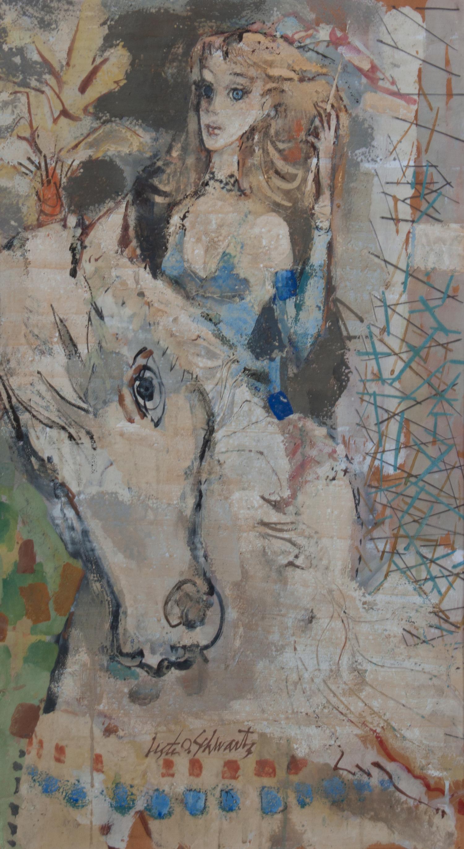 Lester Schwartz, (Wisconsin, 1912-2005) , Performing Stallion