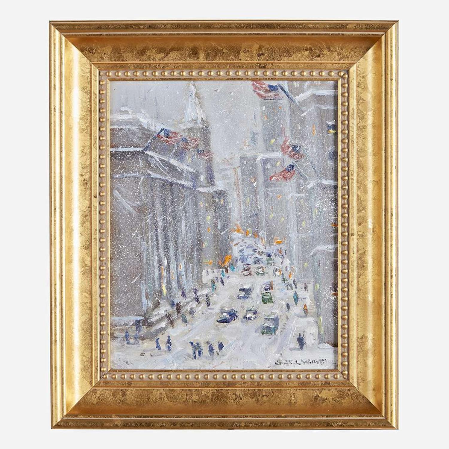 Christopher Willett (American, B. 1959) New York City Blizzard