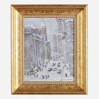 Christopher Willett (American, B. 1959) New York City Blizzard