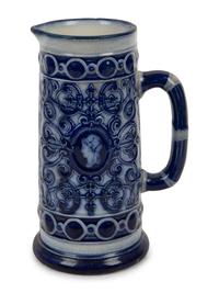 A Collection of Six Painted and Molded Earthenware Articles — 19TH/20TH CENTURY